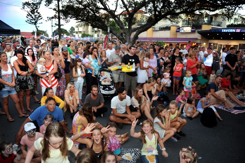 Toloona street, Tugun, during last year's Bleach Festival. Toloona street, Tugun, during last year's Bleach Festival.